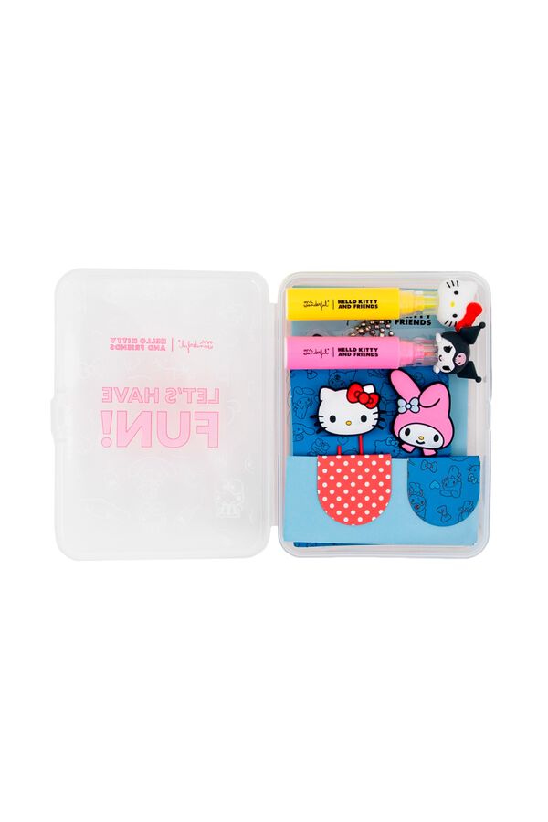 Mr. Wonderful Kit para decorar tu agenda Hello Kitty & Friends - Let's have fun! estampado