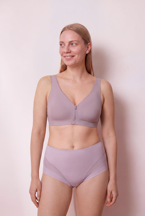 Women'secret Haut postop&eacute;ratoire dos nu mauve nude