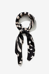 Womensecret Bandana de Cetim Zebra noir