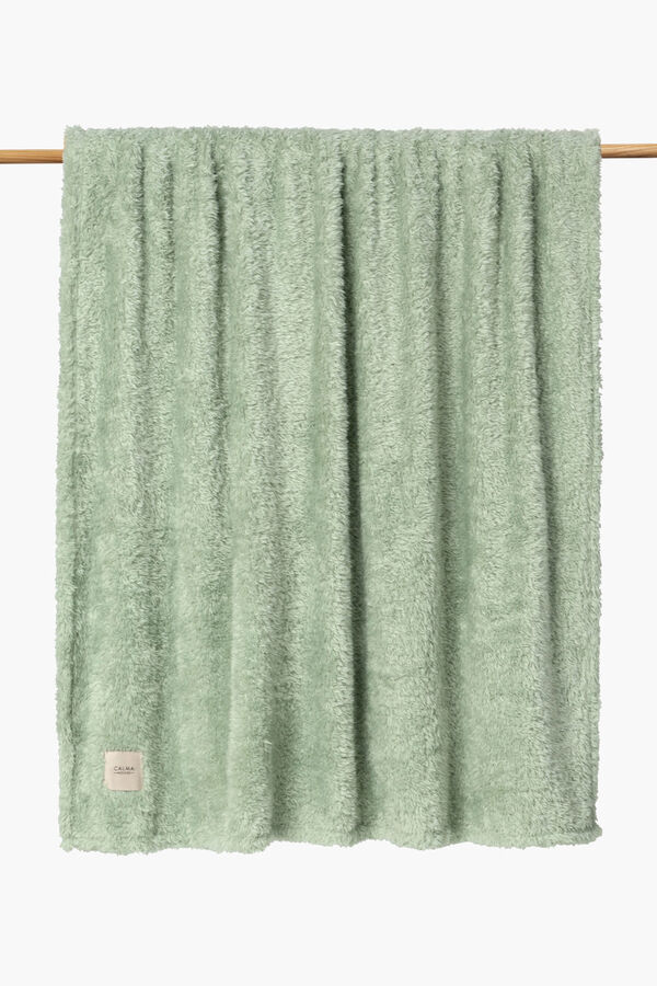 Womensecret Green plaid Teddy (120 x 180) Zelena