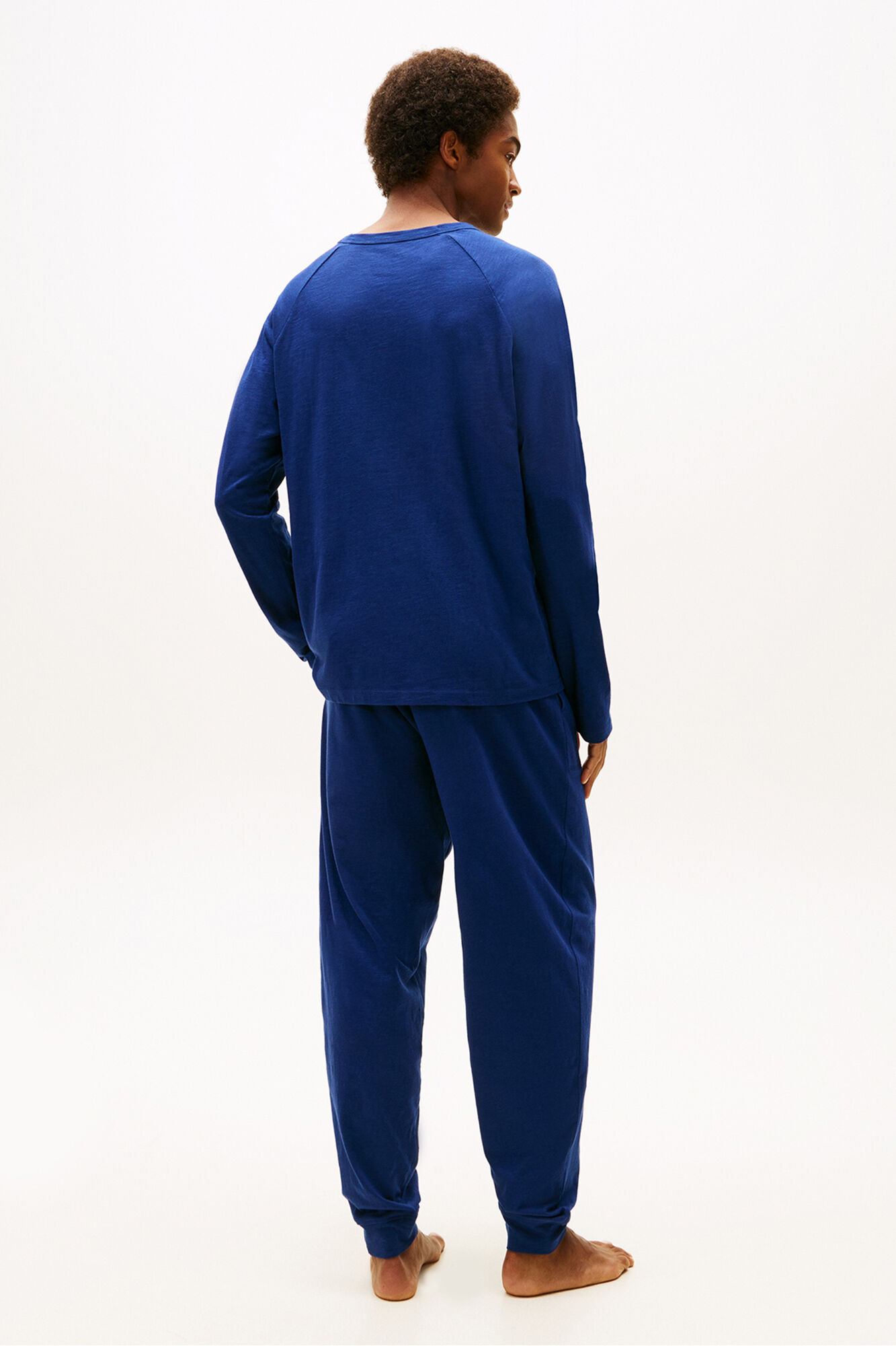 Tommy Hilfiger Pijama largo punto con logo en la cintura