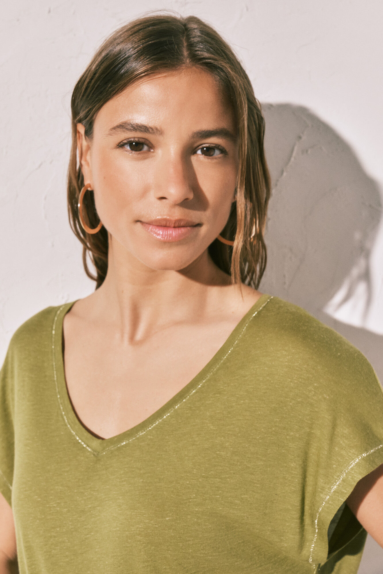 Women'secret Camiseta manga corta verde