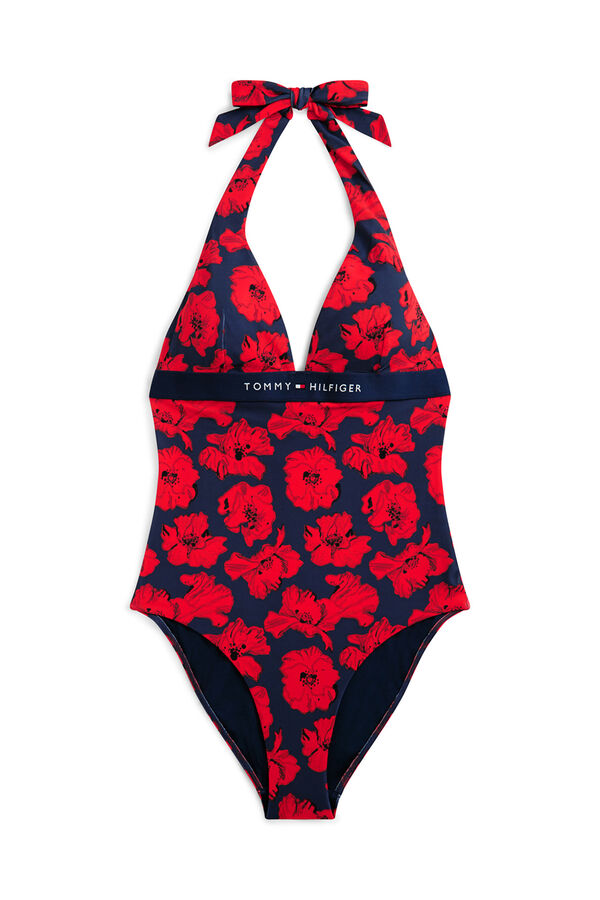 Tommy Hilfiger Ba&ntilde;ador halter estampado floral estampado