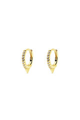 Womensecret Gold Single Rolling Spark Earrings imprimé