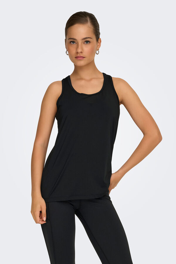 Only Play Vest top black