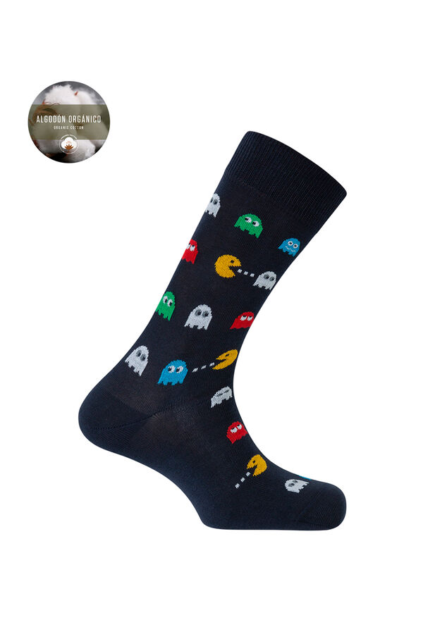 Punto Blanco Pack 3 calcetines comecocos azul