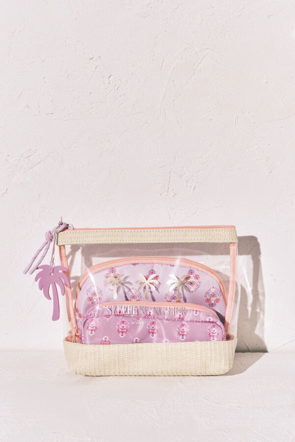 Women'secret Transparent and printed vanity case 3-pack printed