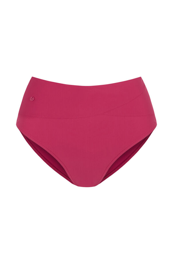 Womensecret Pink high waist shaping bikini bottoms pink