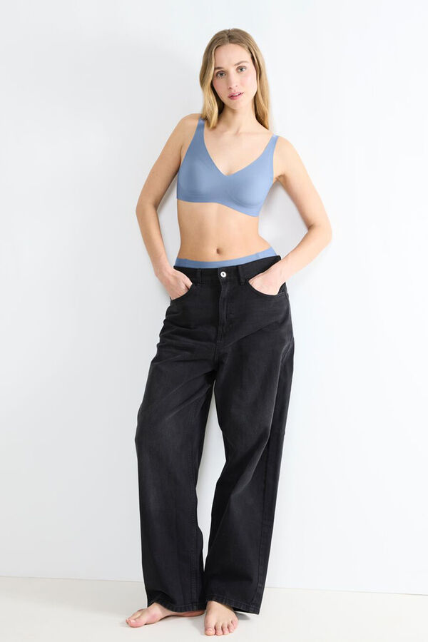 Sloggi Soutien sem aro azul