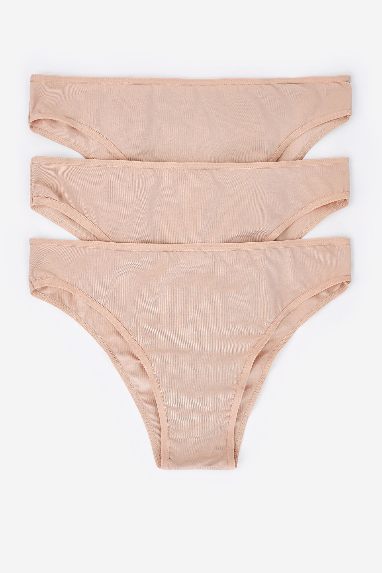 Women'secret 3er-Pack Brazilian Slips aus Mikrofaser