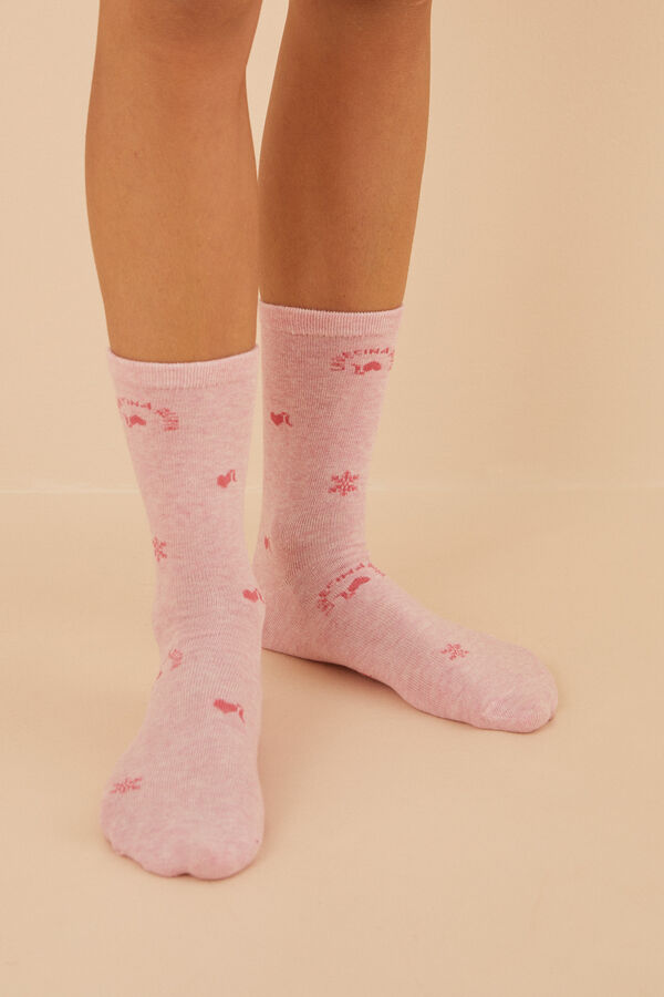 Womensecret 6-pack of cotton La Vecina Rubia socks printed