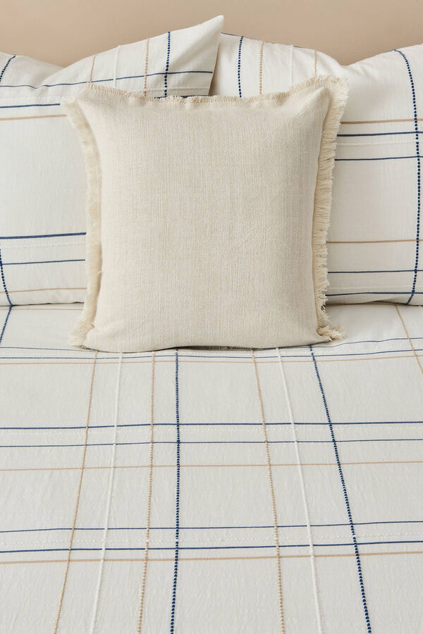 Textura Funda N&oacute;rdica Textura L&iacute;neas blanco