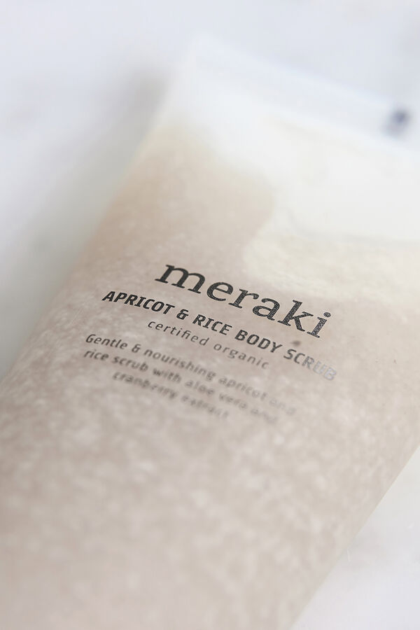 Meraki Exfoliante de albaricoque y arroz blanco