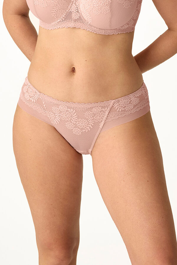 Promise Braga brasile&ntilde;a encaje floral rosa