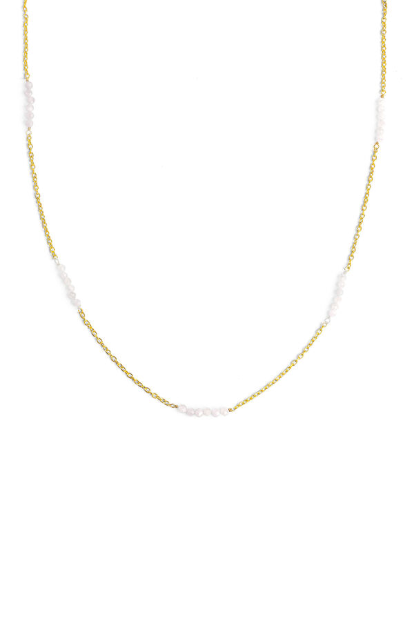 Singularu Marea Saline gold-plated silver necklace imprim&eacute;