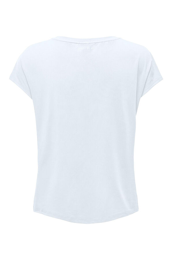 Womensecret Essential short-sleeved T-shirt blanc