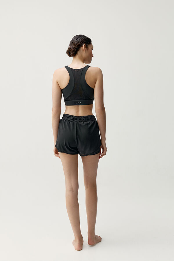 Born Living Yoga Schwarze Sport-Shorts Padma 2.0 Schwarz