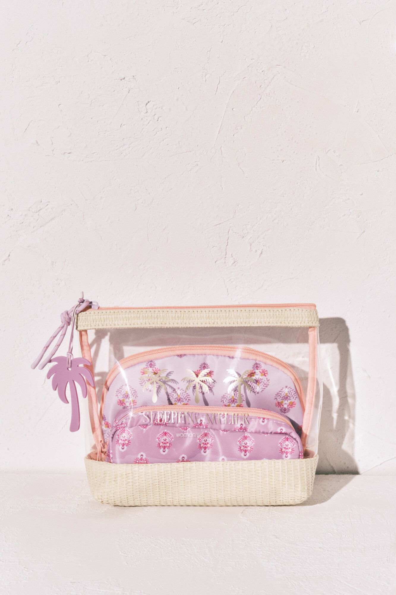 Women'secret Pack 3 neceseres transparente y estampados