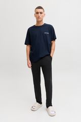 Jack & Jones Conjunto pijama largo manga corta azul
