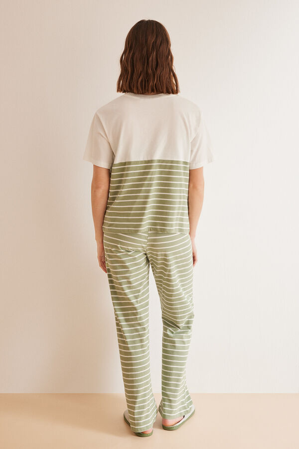 Womensecret 100% cotton Minnie Mouse pyjamas green