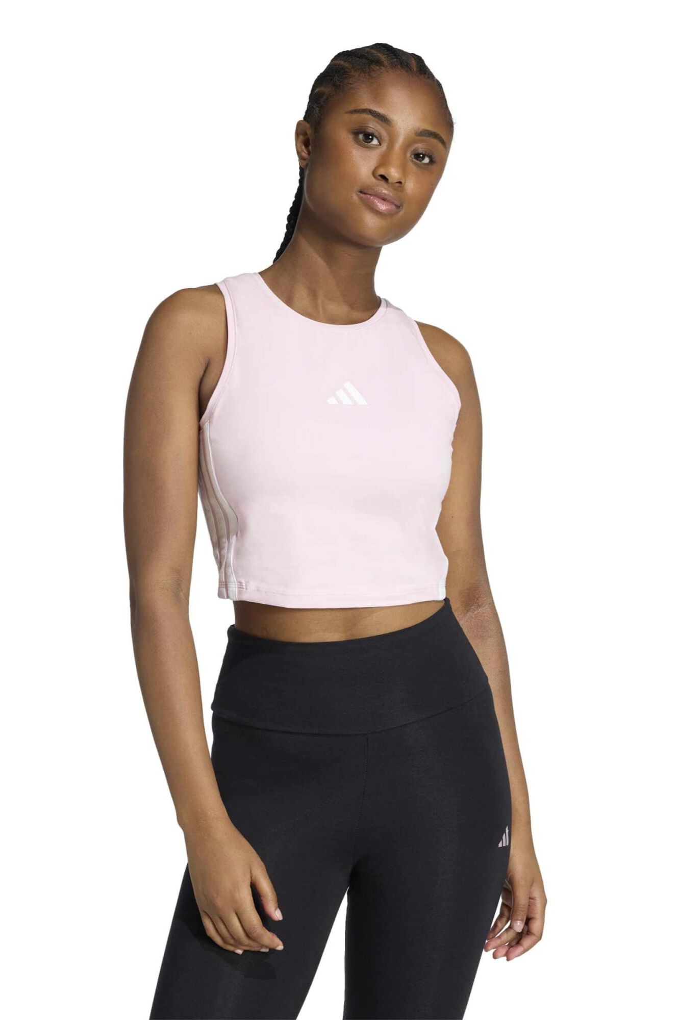 Adidas Camiseta corta acolchada 3 bandas