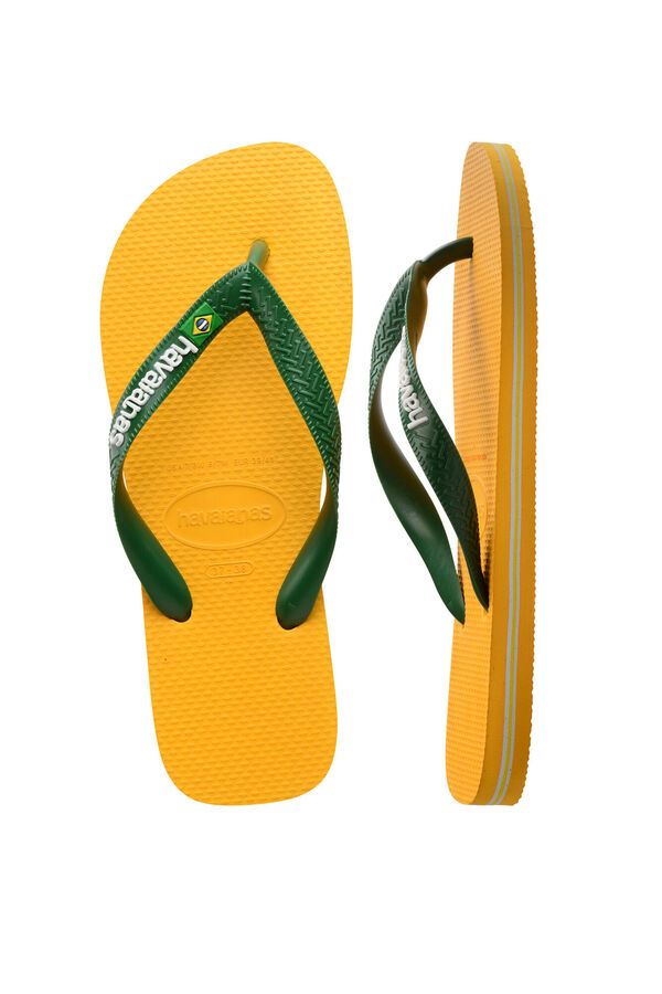 Womensecret Hav. sandals Brasil Logo Žuta