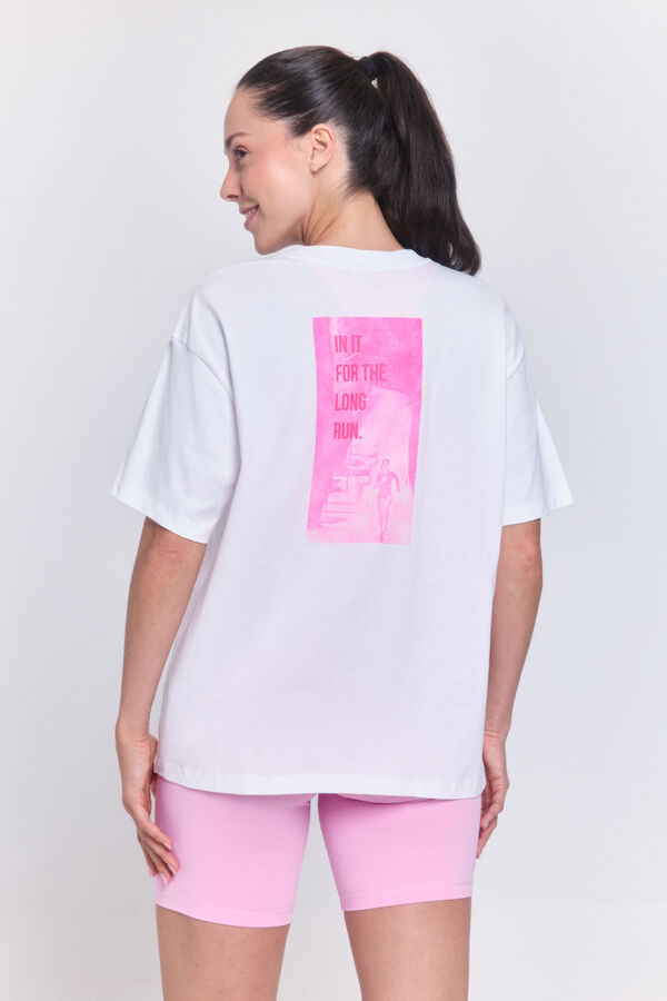 Only Play Camiseta oversized blanco