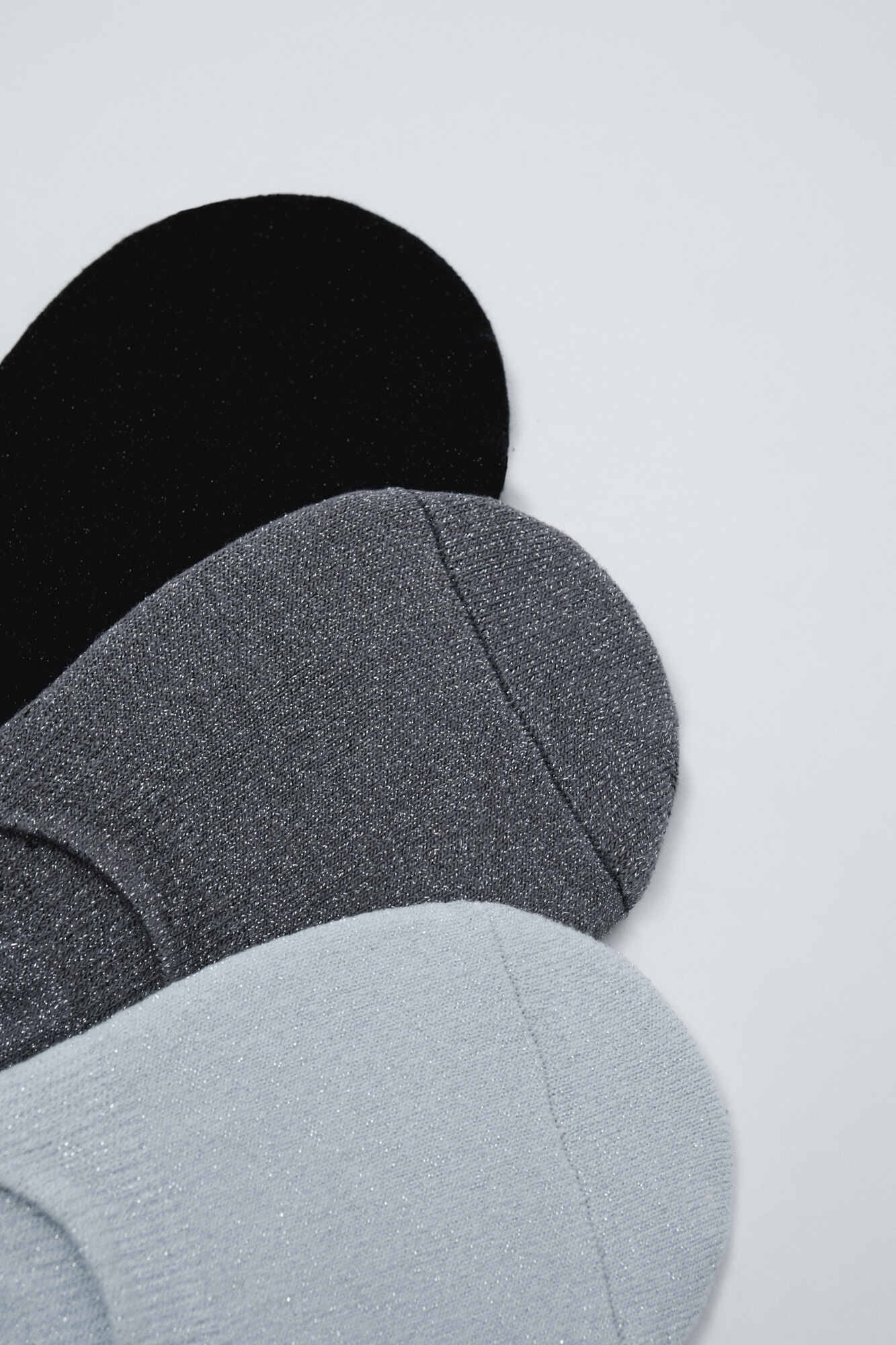 Women'secret Grey logo 3-pack no-show socks