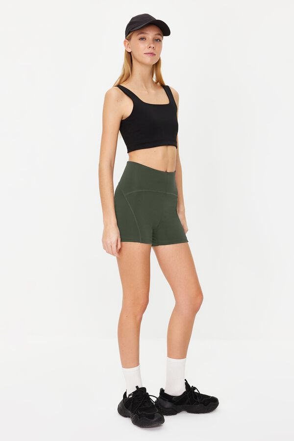 Trendyol Pack de 2 leggings deportivos cortos estampado