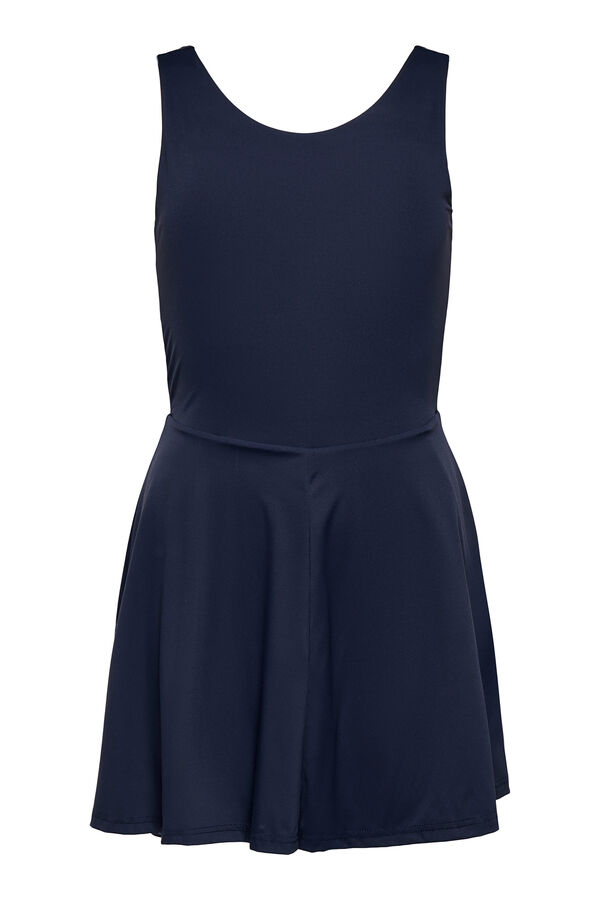 Only Play Vestido de tenis corto tejido t&eacute;cnico  azul