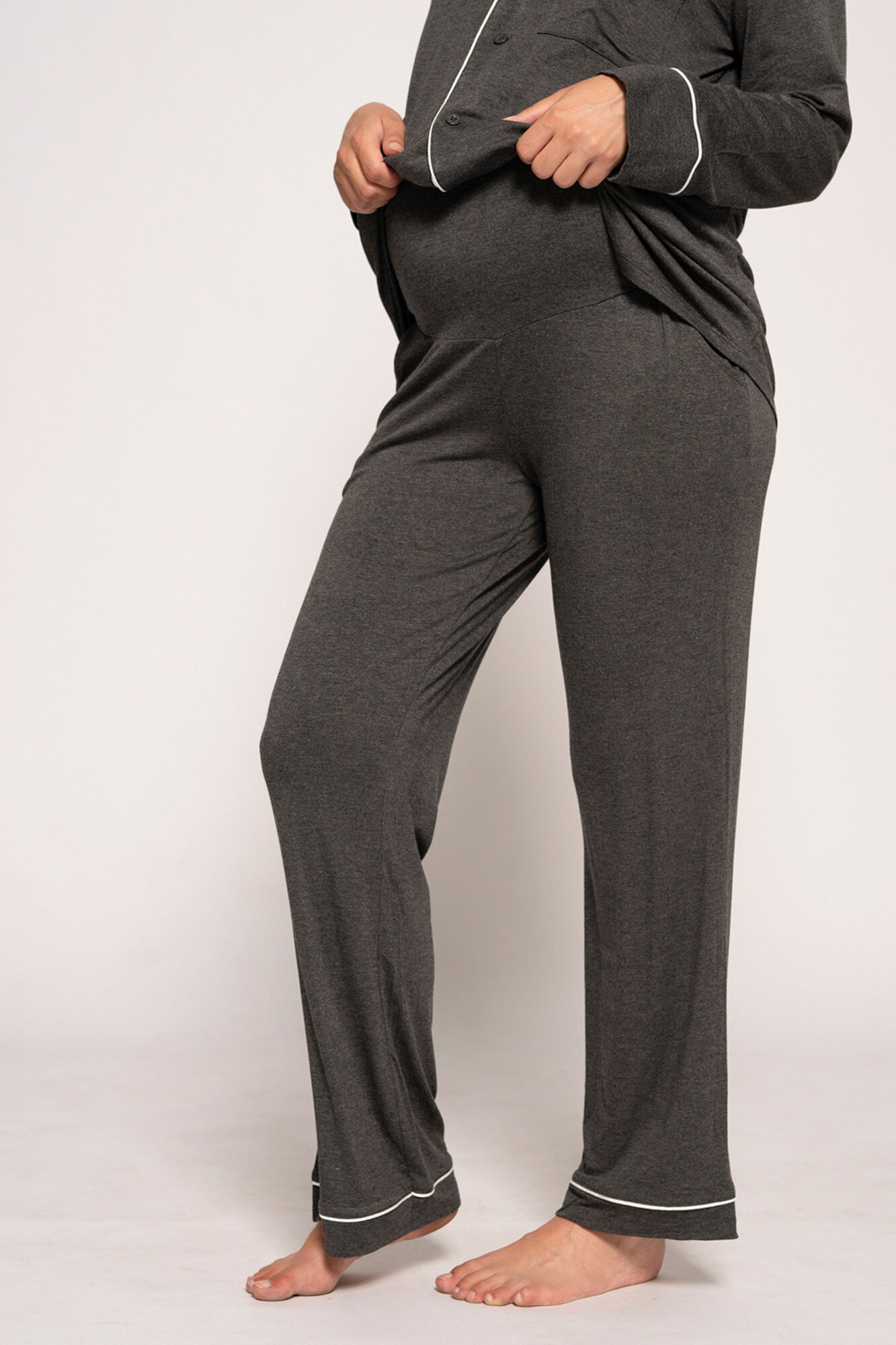 Ohma! Classic long-sleeved maternity pyjamas