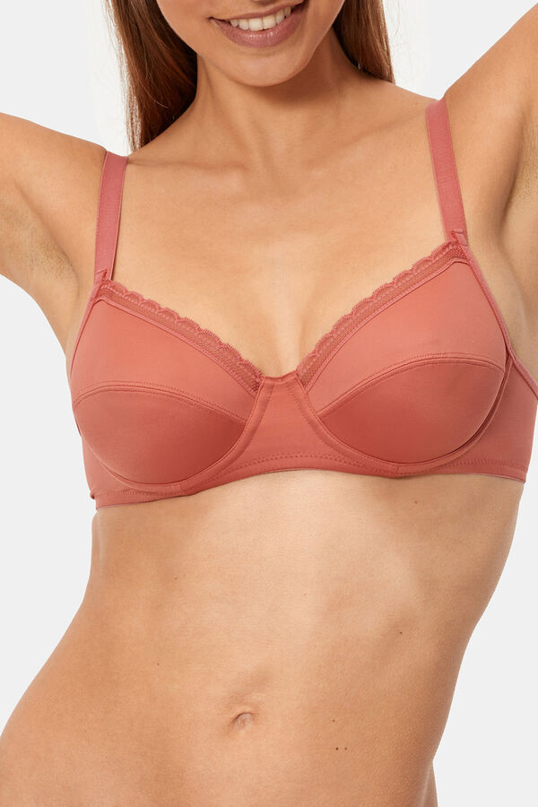 DIM Underwired bra pink