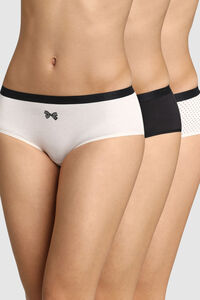 DIM Pack 3 bragas culotte Pockets Coton