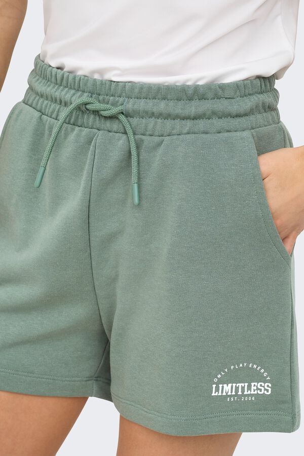 Only Play Pantal&oacute;n corto de ch&aacute;ndal verde