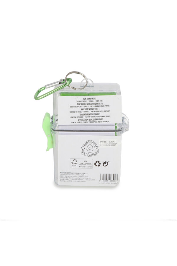 Mr. Wonderful reversible board game Parcheesi and the game of the goose printed