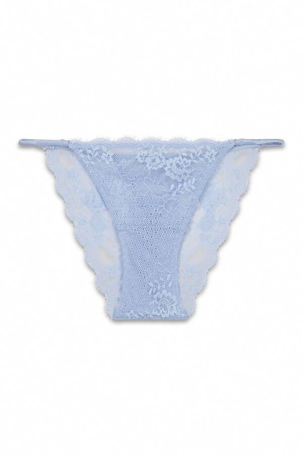 Women'secret Blue classic lace panty blue
