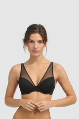 Womensecret Generous Limited Edition Invisible underwired bra Crna