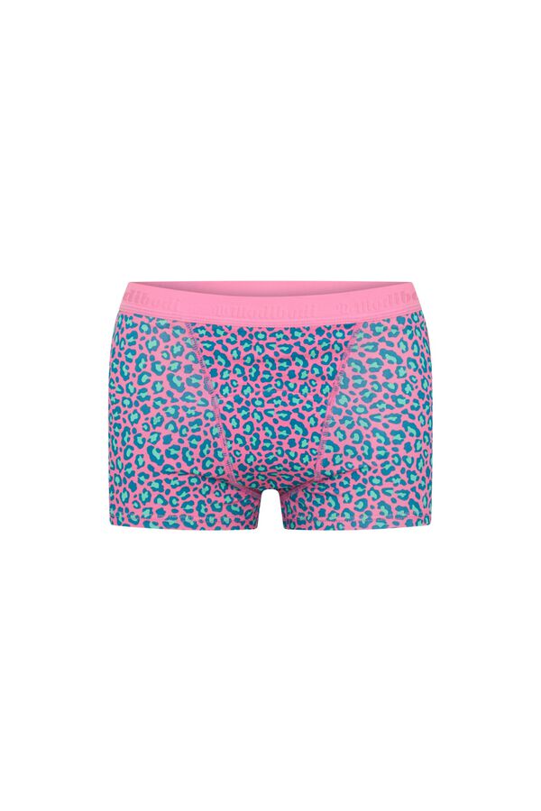 Modibodi Pink organic cotton super flow period panty printed