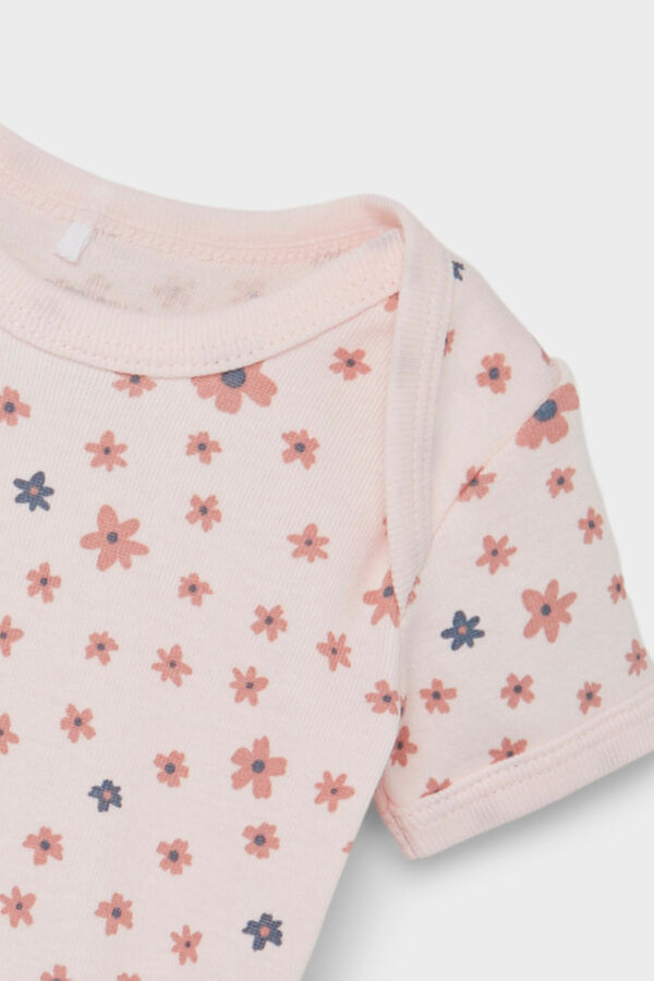 Womensecret Pack of 3 short-sleeved bodysuits rózsaszín