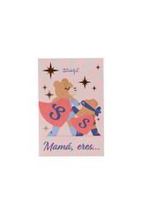 Mr. Wonderful Postcard - Mum, you are... SUPERPOWERFUL printed
