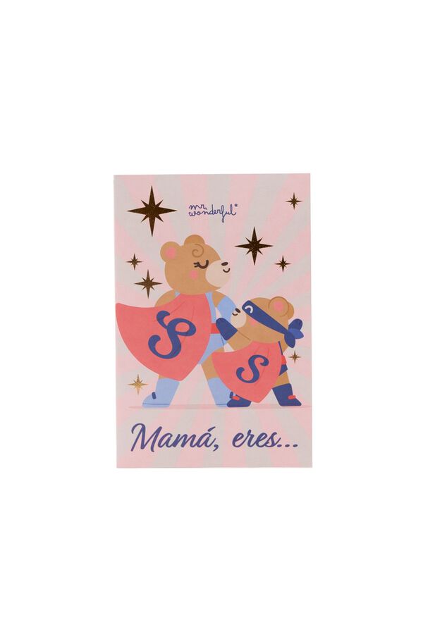 Mr. Wonderful Postcard - Mum, you are... SUPERPOWERFUL printed