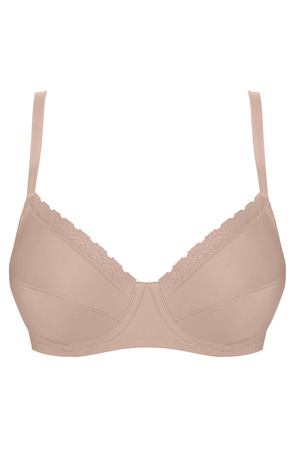 DIM Sujetador con aro de sujeci&oacute;n beige