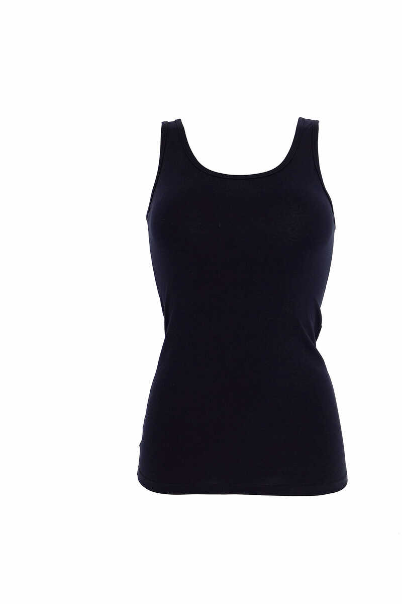 Womensecret Women's thermal wide strap vest black
