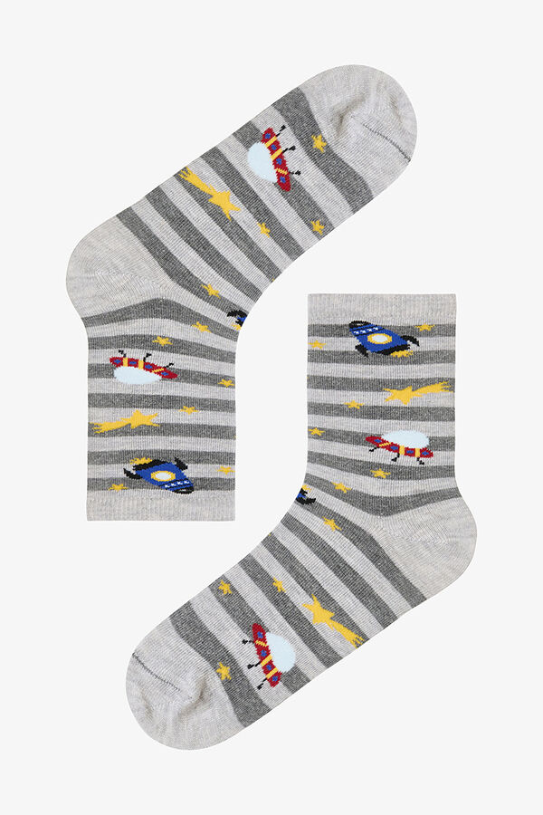 Penti B.Stripe Spacecraft 4 Pack Skt printed