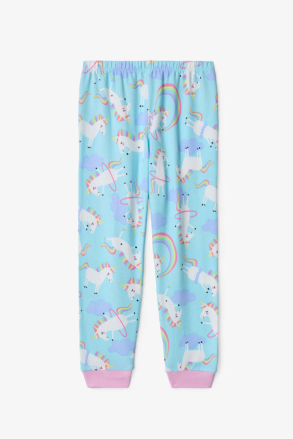 Penti Conjunto de pijama con estampado Unicorn para ni&ntilde;a azul