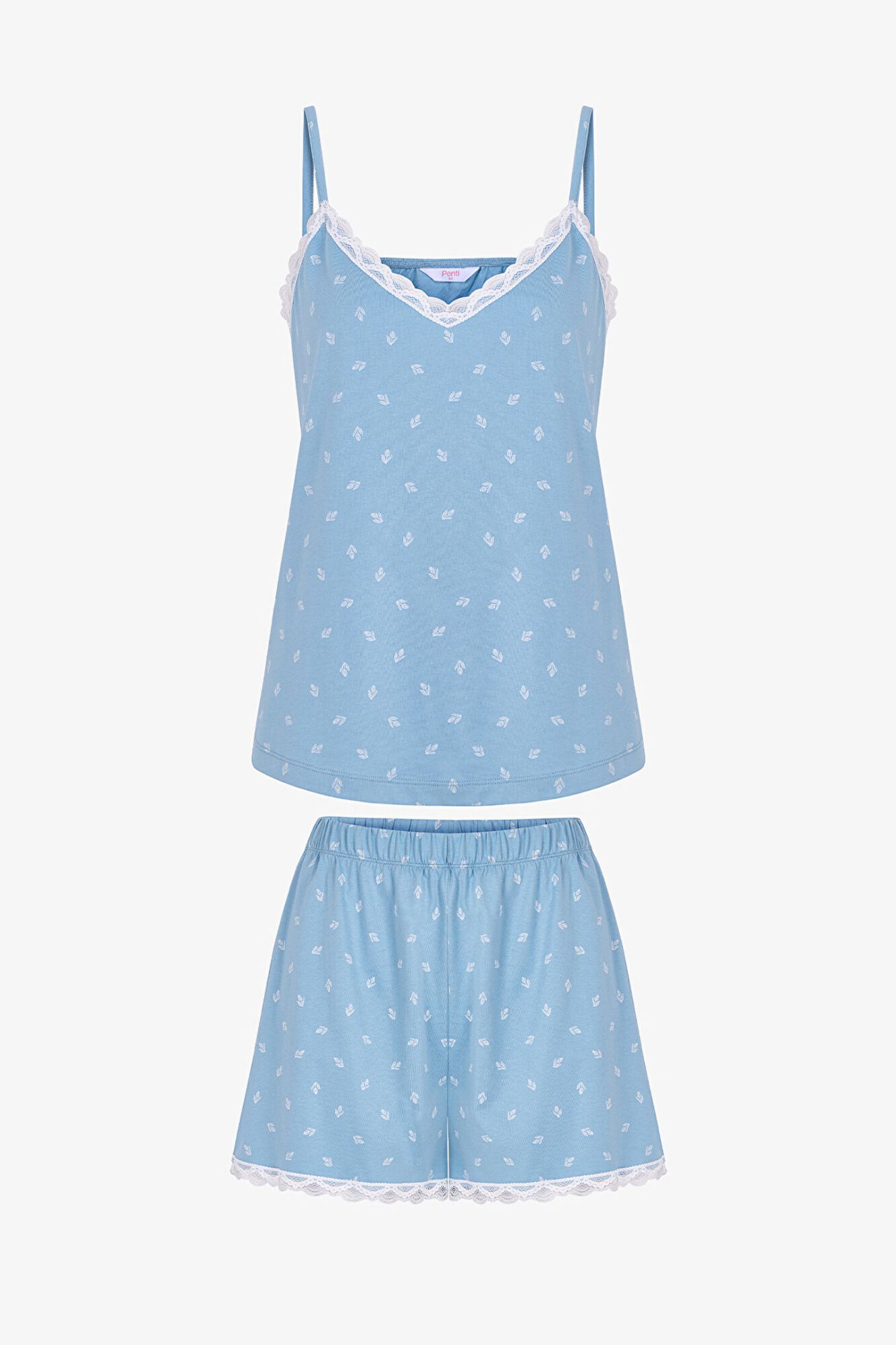 Penti Conjunto de pijama corto detalle flores
