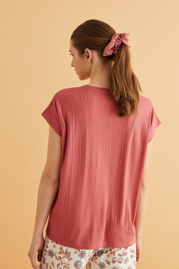 Womensecret T-shirt curta rosa