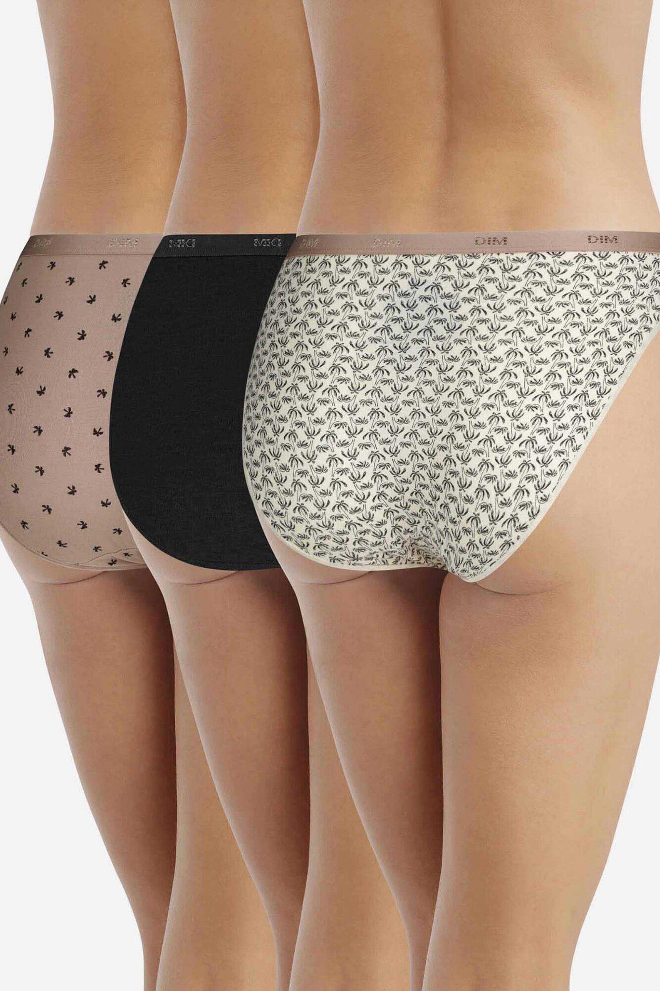 DIM Pack 3 bragas estampadas