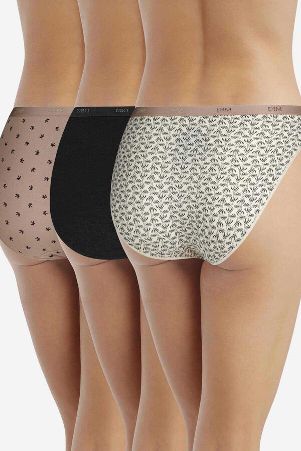 DIM Pack 3 bragas estampadas estampado