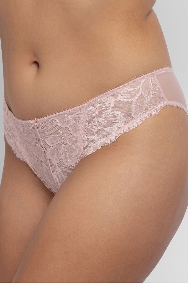 Dorina Culotte br&eacute;silienne parfaite en dentelle rose